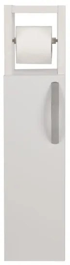 Dulap cu suport pentru hârtie igienică STAR 65x15 cm alb