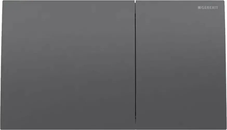 Clapeta de actionare Geberit Sigma70 crom - negru finisaj periat