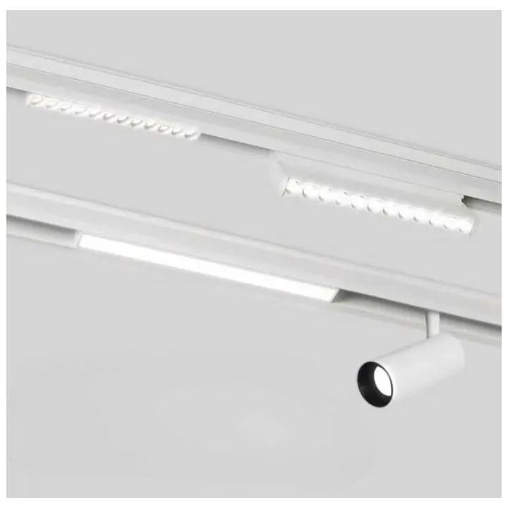 Proiector sina magnetica Alb, Design Modern Și Compact – Soluție De Iluminat Eficient Pentru Camere De Lux