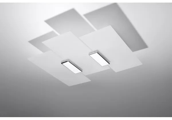 Plafonieră FABIANO 3xE27/60W/230V alb/crom