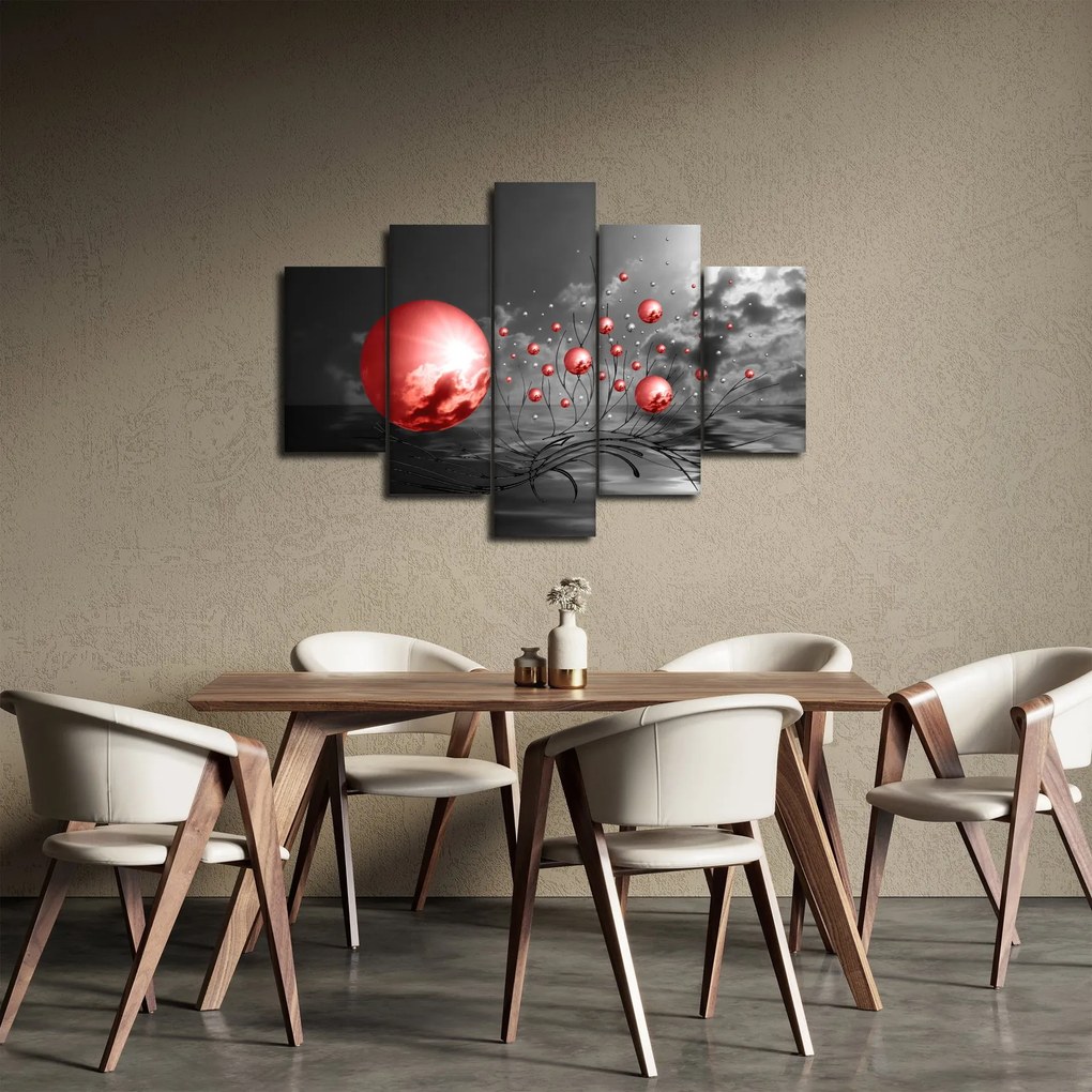 Tabloul bilelor roșii (150x105 cm)