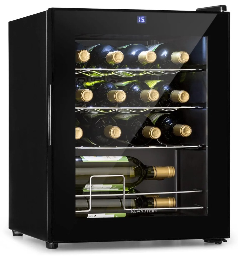 Shiraz, răcitor de vinuri, 42 l, panou de control tactil, 131 W, 5 - 18 °C, negru