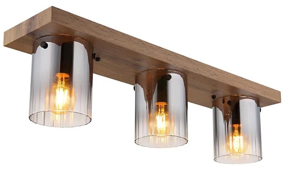 Globo 15915-3 - Plafonieră UNDERWOOD, 3 x E27, 40 W, 230 V, 16 x 71 cm