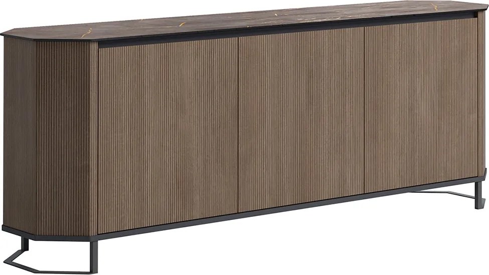 Comodă lemn masiv Eclat 2/3 uși - 3 uși lemn