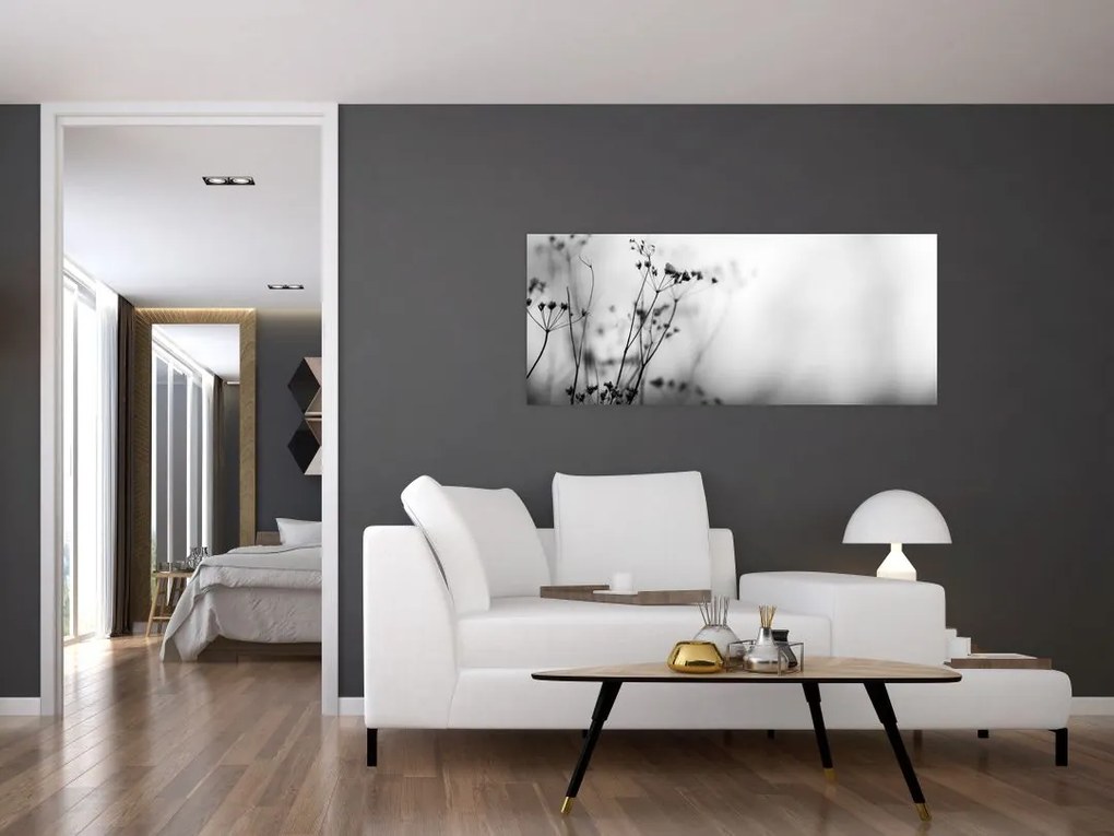 Tablou - Detailu florior de luncă (120x50 cm)