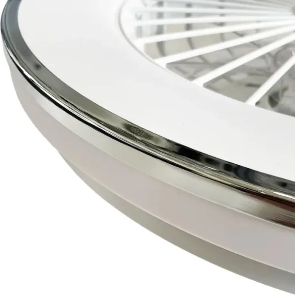 Plafonieră LED cu ventilator OPAL LED/48W/230V + telecomandă