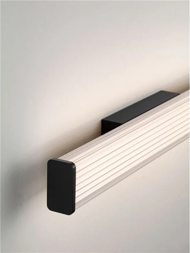 Aplica de perete LED baie IP44 MISTY negru