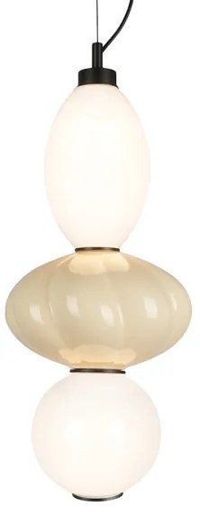 Lustră LED pe cablu ASCOLI LED/18W/230V d. 20 cm bej