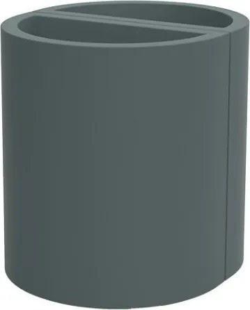 Set de 2 Ghivece plante design decorativ exterior/interior Half cylinder pot 50x29x55cm