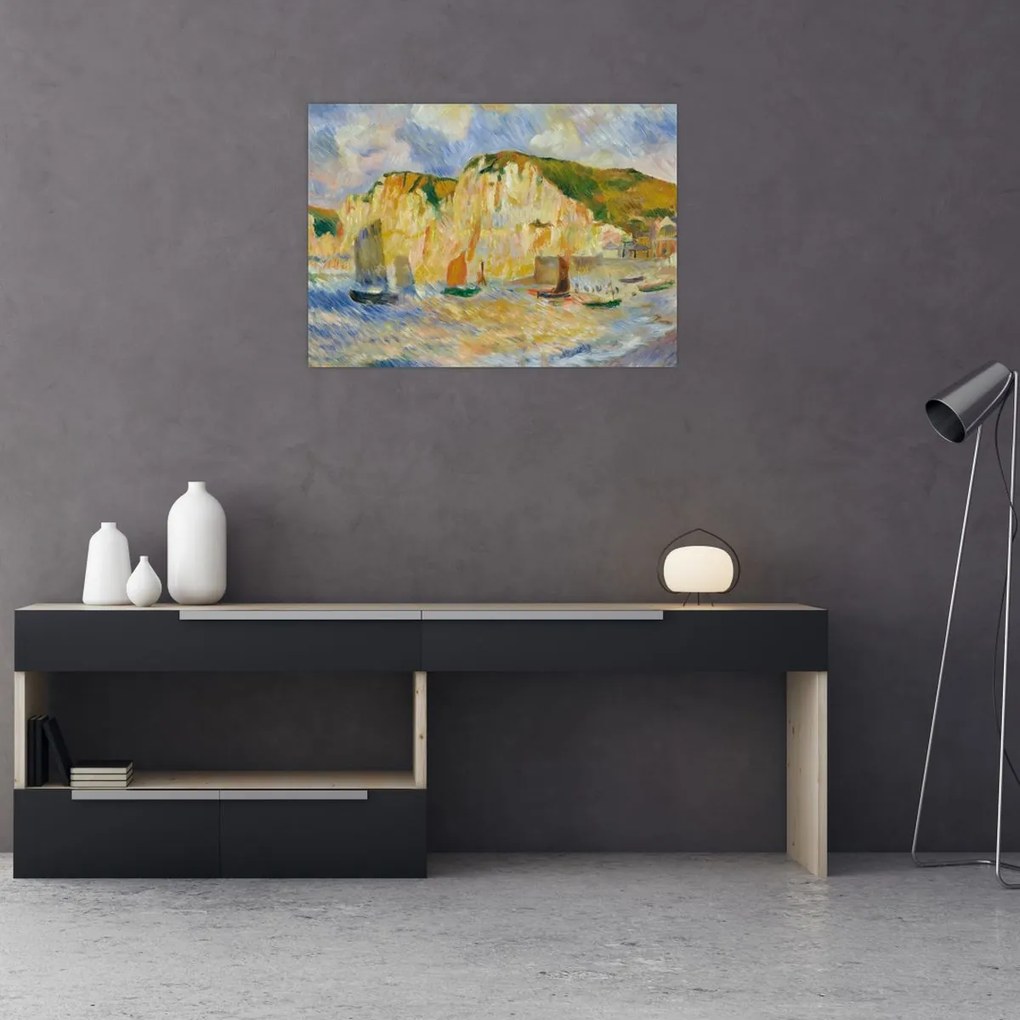 Tablou - Auguste Renoir, Sea and Cliffs, reproducere (70x50 cm)