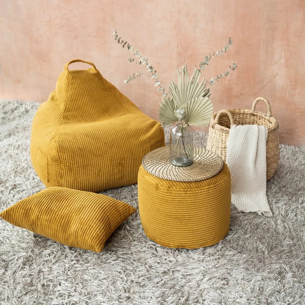 Fotoliu puf pentru copii gri deschis Game Amuse – SLOWDOWN