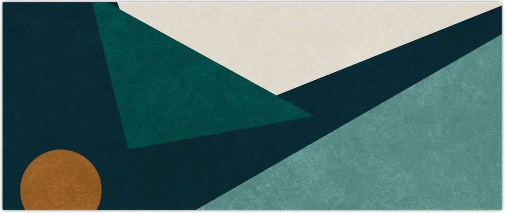 Tablou - Abstract cubic (120x50 cm)