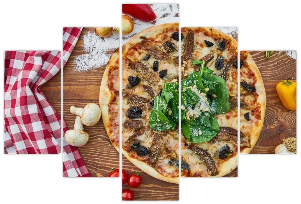 Tablou cu pizza (150x105 cm)