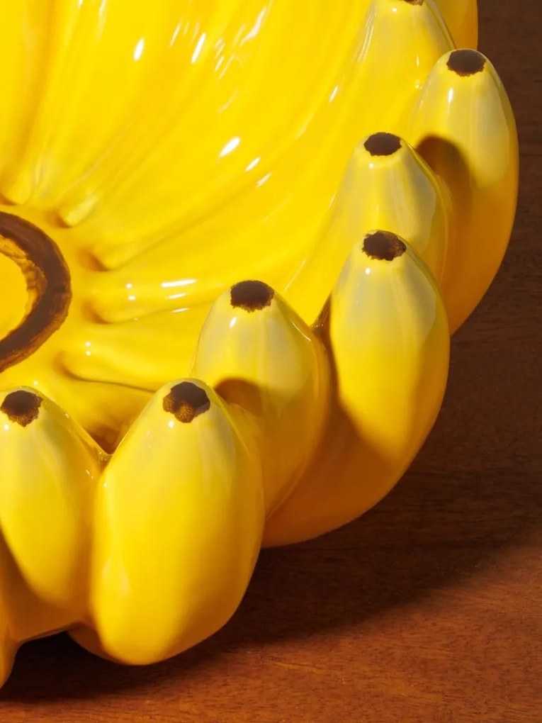 Bol galben de fructe, fructiera, D35cm Banana