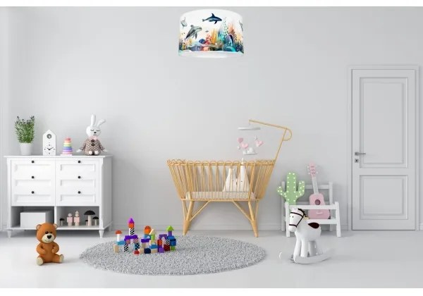 Plafonieră pentru copii OCEAN 1xE27/60W/230V