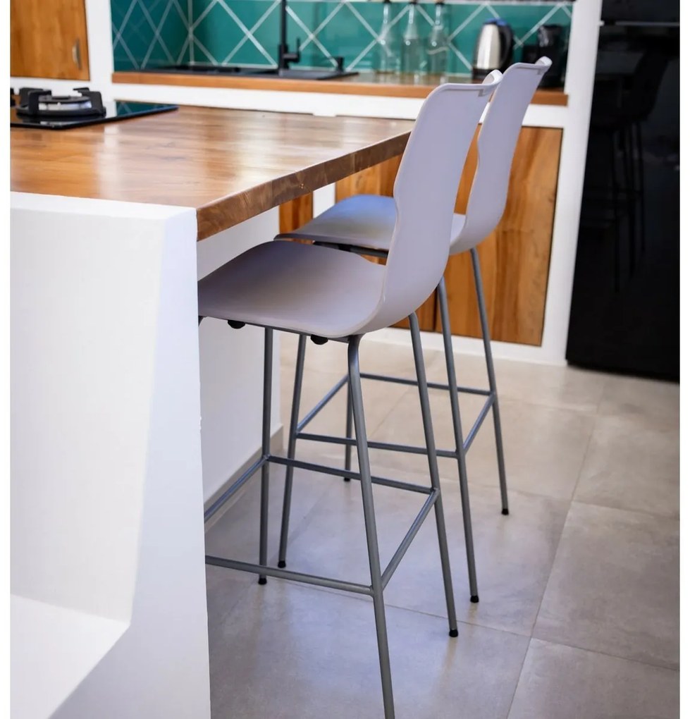 Scaun de bar Duo Stone 48 x 51,8 x 116 cm