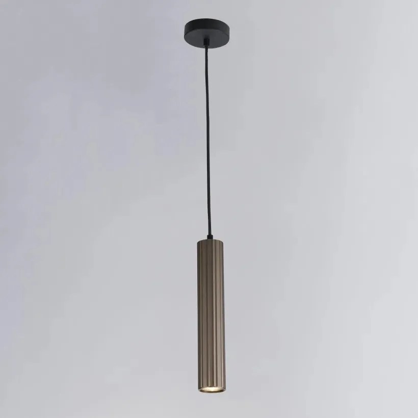 Pendul din aluminiu canelat Anna bronz