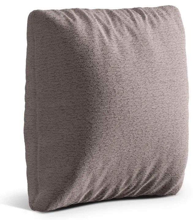 Pernă pentru canapea grej cu tapițerie din țesătură bouclé Kemi – Cosmopolitan Design