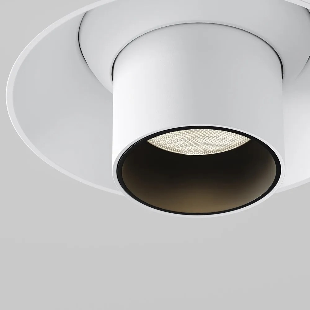 Spot LED incastrabil rotativ retractabil Focus T alb