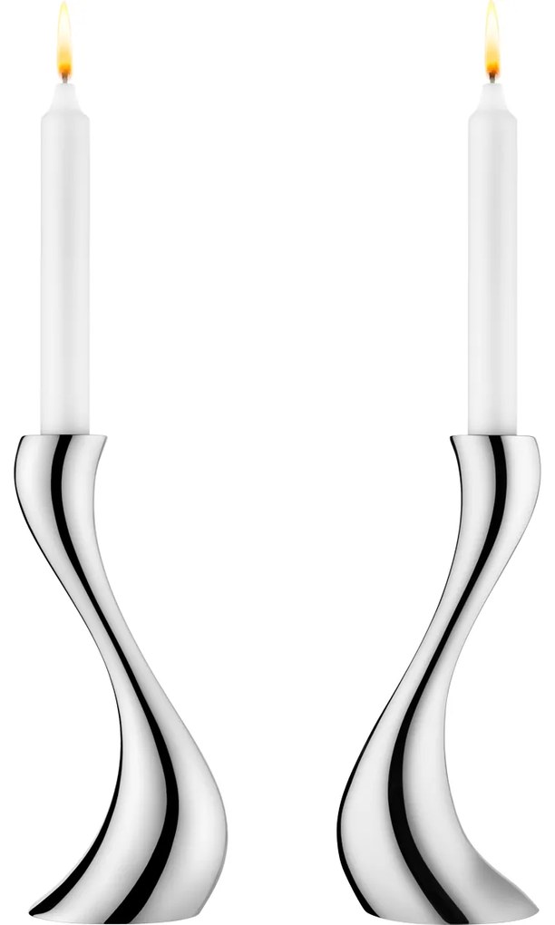 Sfeșnic Cobra 20 cm set de 2 piese - Georg Jensen