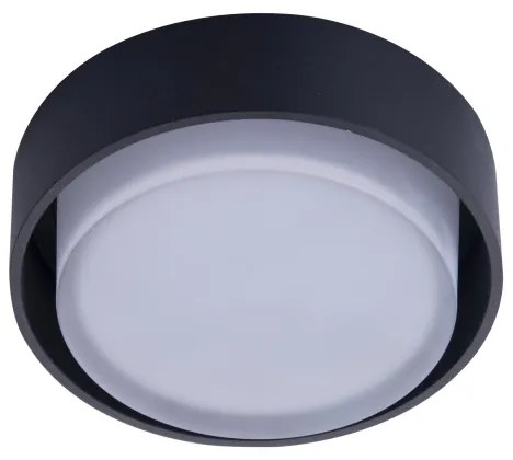 Plafonieră LED încastrată pentru baie KASTORIA 7W/230V IP44 negru Azzardo AZ4389