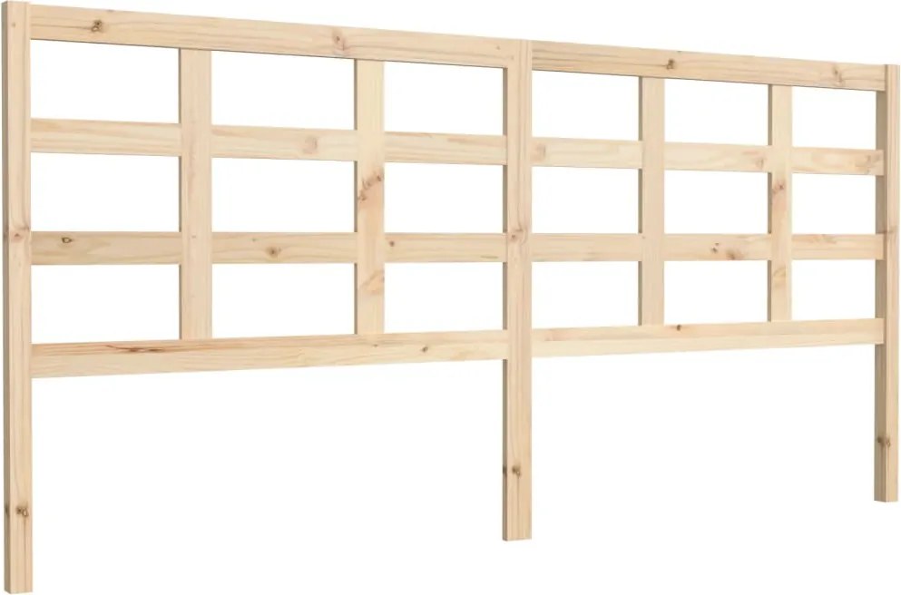 vidaXL Tăblie de pat, 205,5x4x100 cm, lemn masiv de pin
