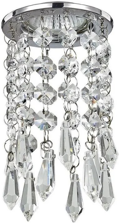 Ideal lux - Lampă încastrată de cristal 1xGU10/50W/230V crom