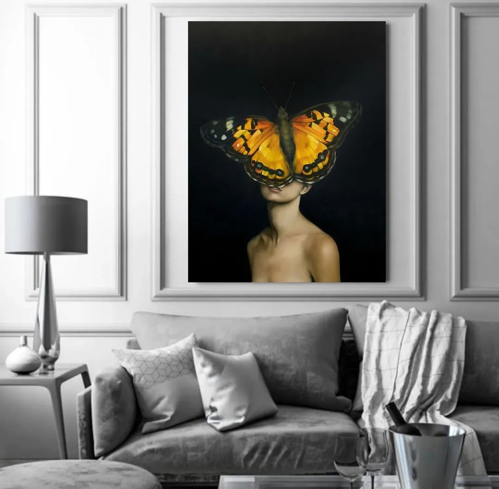 Tablou canvas Butterfly Mind 120x80 cm