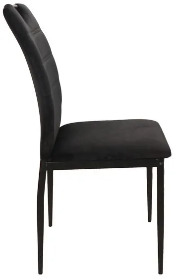 Scaun de bucaterie Rip Velvet, negru