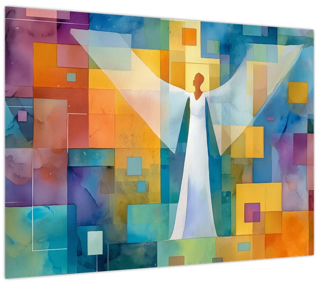 Tablou - Înger geometric (70x50 cm)