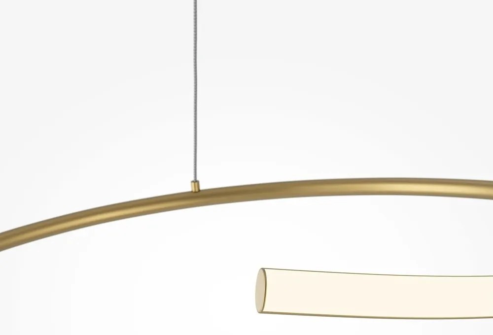 Lustra LED suspendata design circular Curve alama