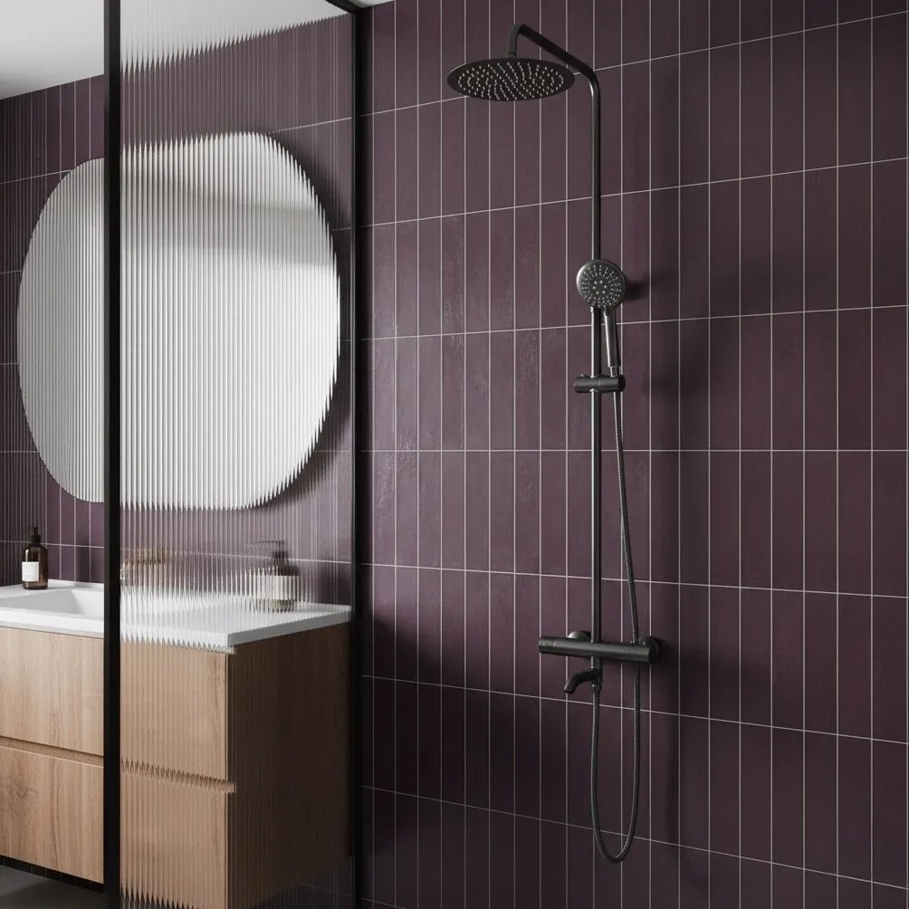 Coloana de dus cu termostat Lungo Titan