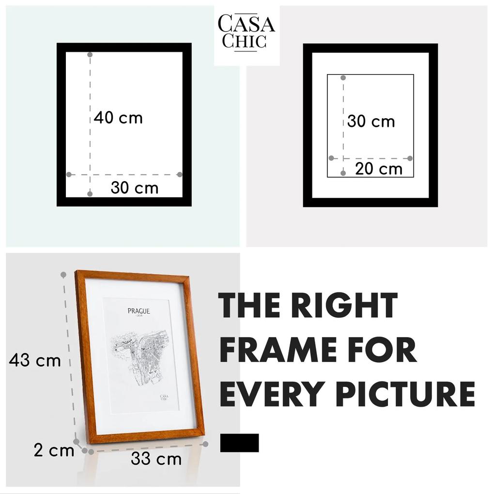 Kenton, ramă pentru fotografii, dreptunghiulară, 40 x 30 cm, pașaport, sticlă