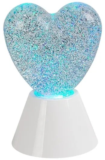 Rabalux 76040 - Lampă decorativă LED RGB SPARKLY LED/0,8W/3xAA, în formă de inimă
