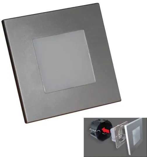 Aplică LED pentru scări 16xLED/1W/230V Emithor 48302