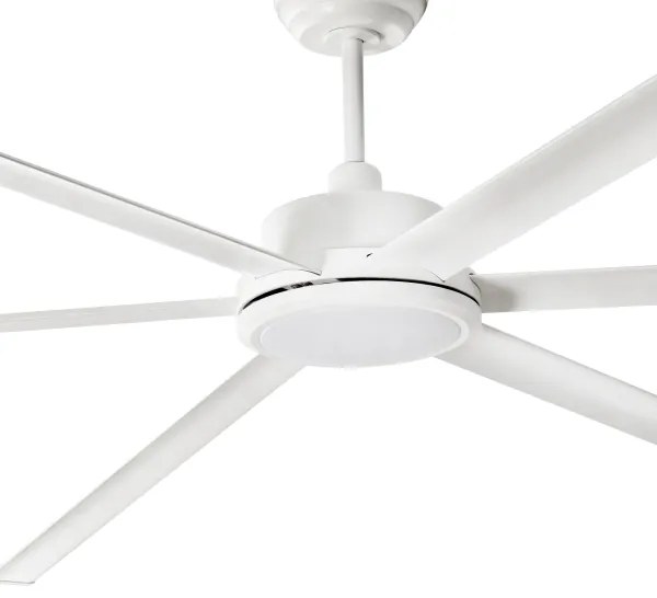 Ventilator LED dimabil de tavan FARO 34206-130 ROTTERDAM XXL LED/32W/230V alb d. 250 cm + telecomandă