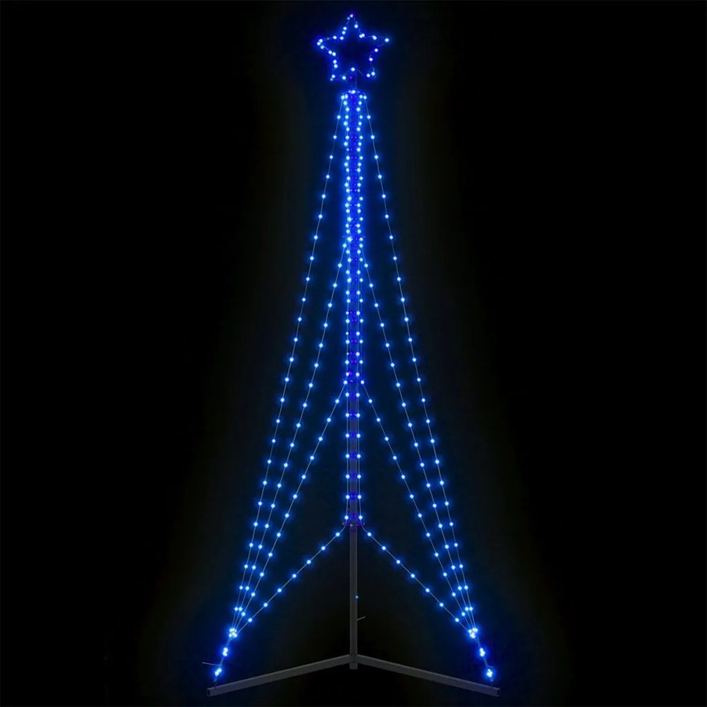 vidaXL Pom de Crăciun LED 483 LED-uri Albastru 240 cm