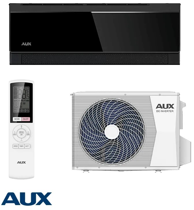 Aparat de aer conditionat inverter AUX C Comfort ASW-H09B7A4/CBR3DI-C3, 9000 BTU, 21 m², A+++ / A++, R-32, Alb