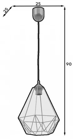 Pendul Benigne, Eltap (Dimensiuni: 25x25x90 cm)
