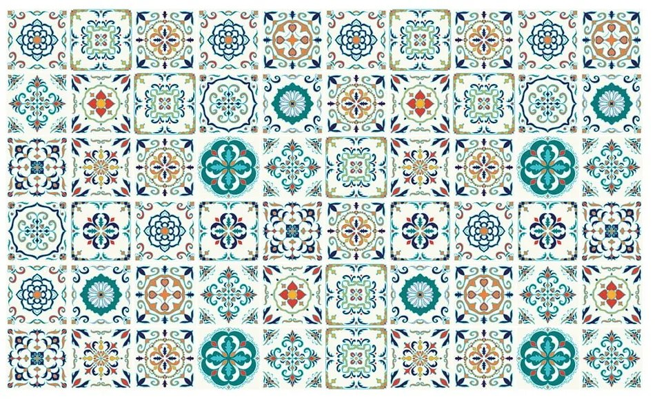 Set 60 autocolante pentru mobilă Ambiance Neo, 10 x 10 cm