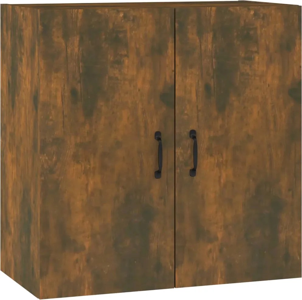 vidaXL Dulap de perete, stejar fumuriu, 60x31x60 cm, lemn compozit