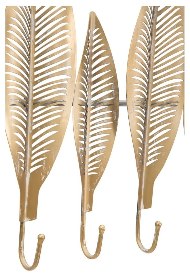 Cuier de perete auriu din metal Long Leaf – Mauro Ferretti