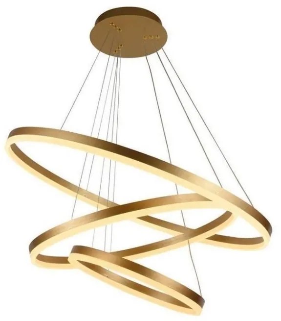 Lustră LED dimabilă pe cablu LED/125W/230V 3000-6500K + telecomandă