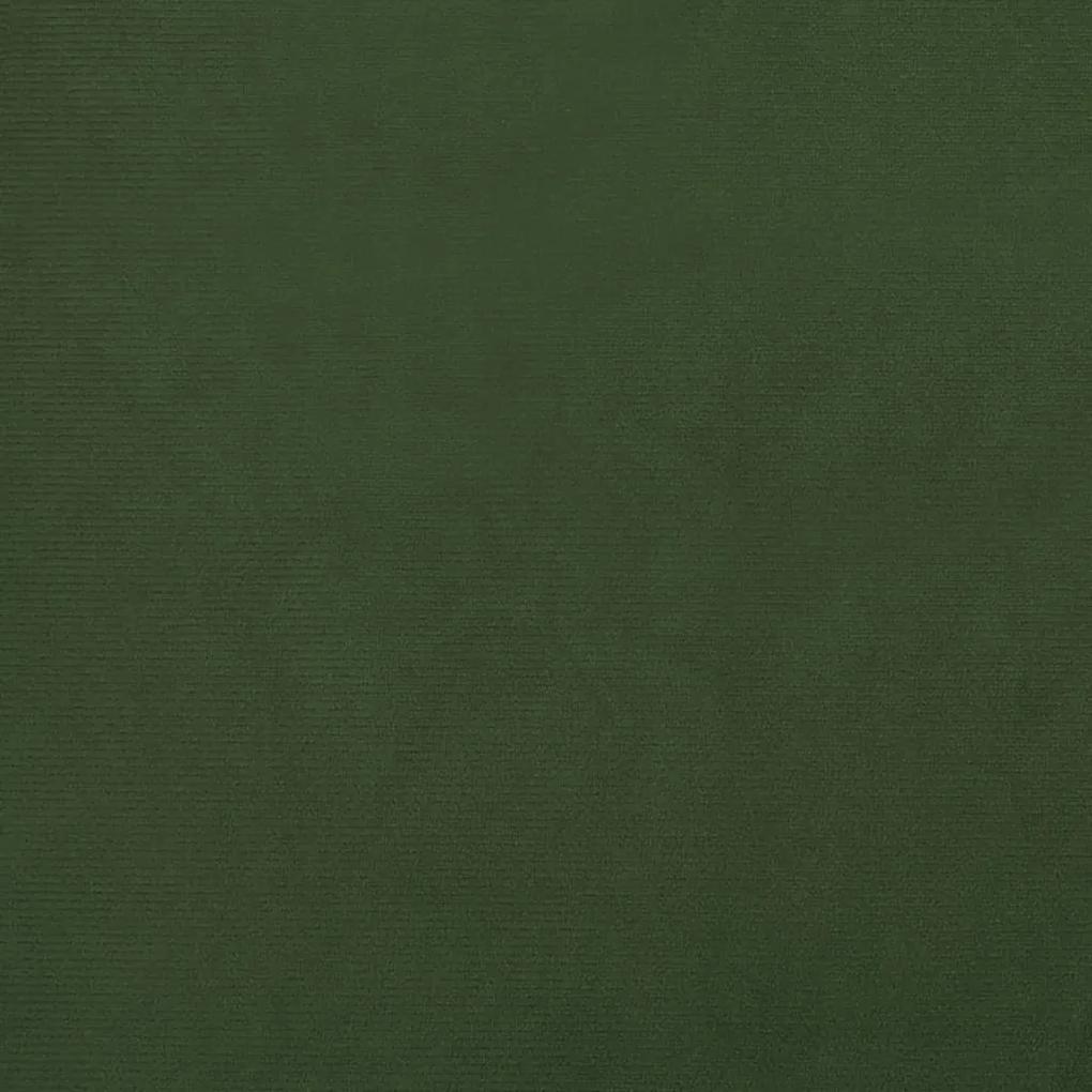 Scaune de masa pivotante, 2 buc., verde inchis, catifea 2, Morkegronn
