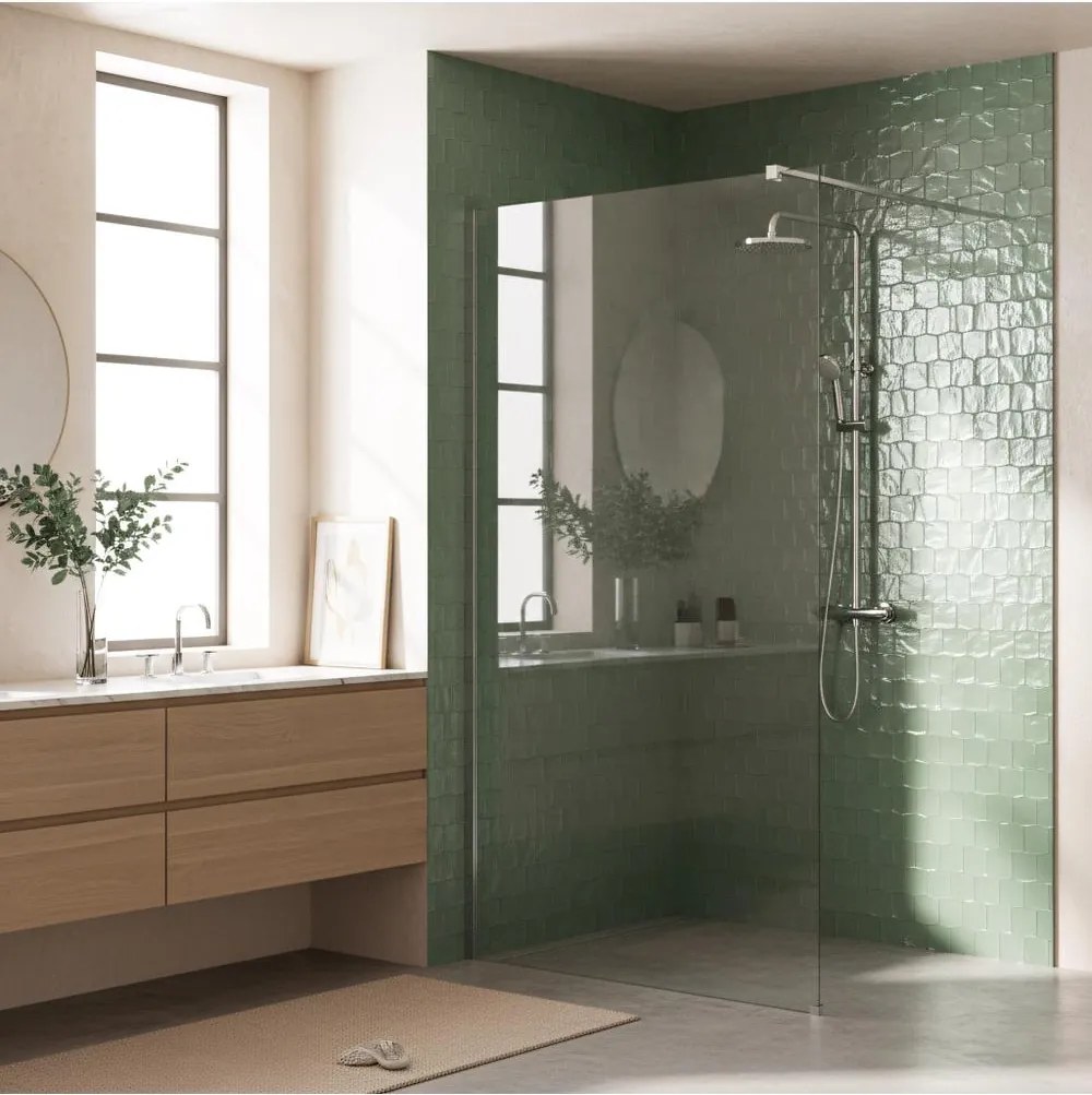 Paravan de dus Rea Flexi 110 cm crom