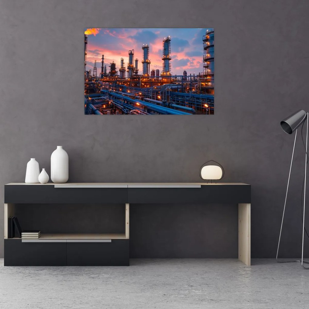 Tablou - Instalație industrială (90x60 cm)