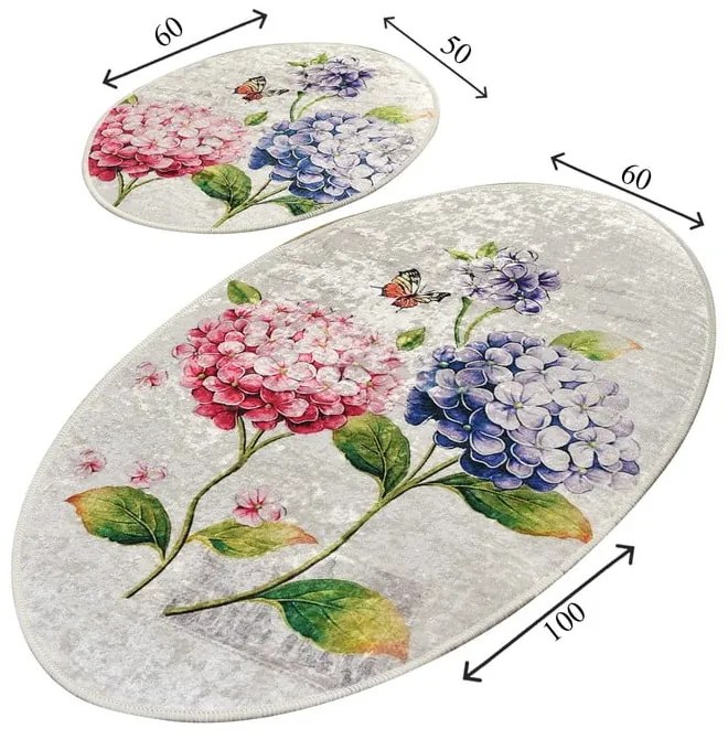 Covorașe de baie 2 buc. 60x100 cm Ortanca – Foutastic