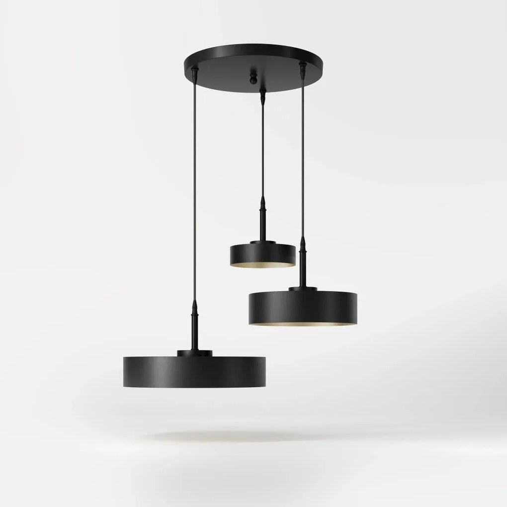 Lustra cu 3 pendule din alama Elegant Design