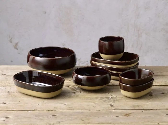 Pahar Ceramica Heritage- Maro Teracota Visiniu - 300ml (Glazurat Manual)