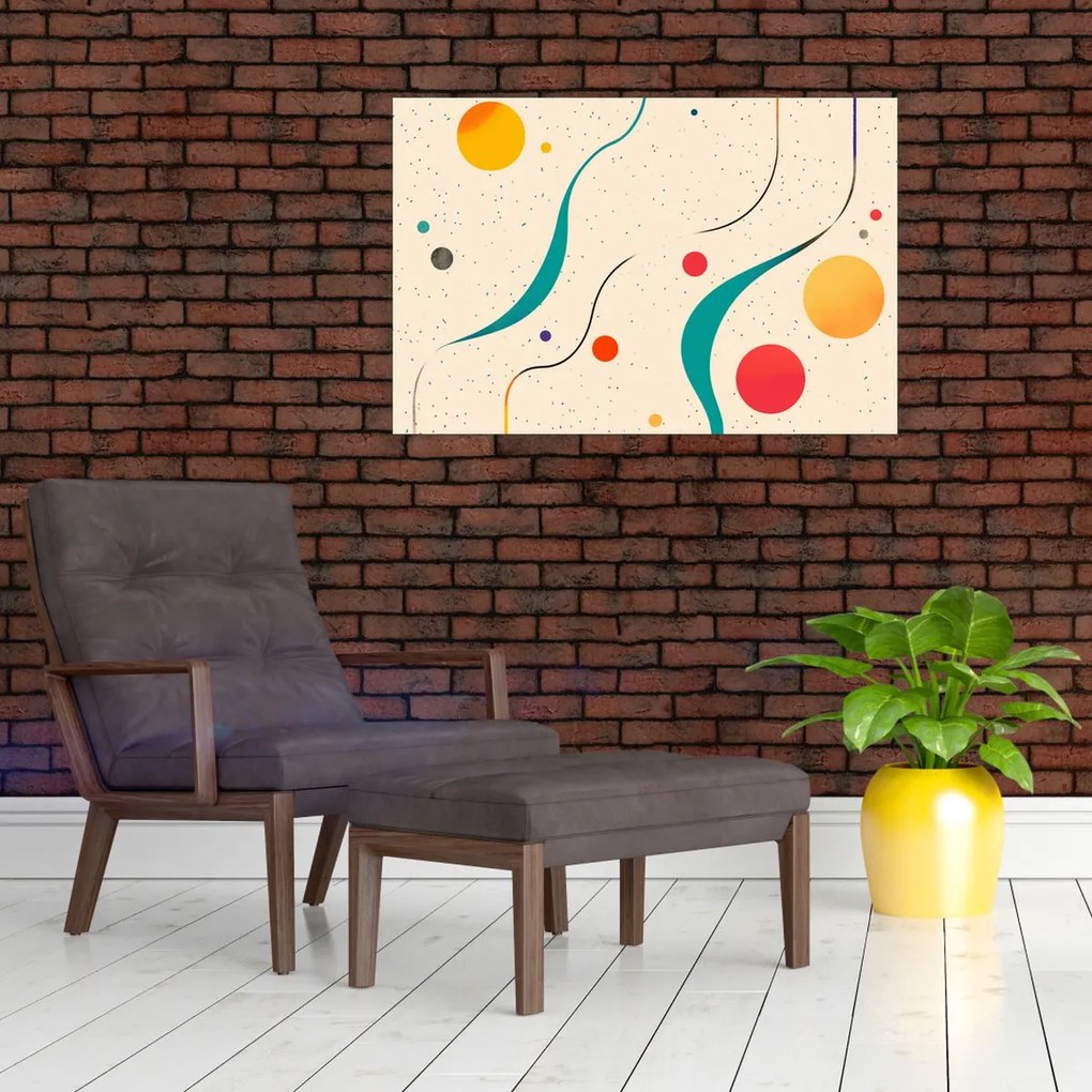 Tablou - Ilustrație colorată minimalistă (90x60 cm)